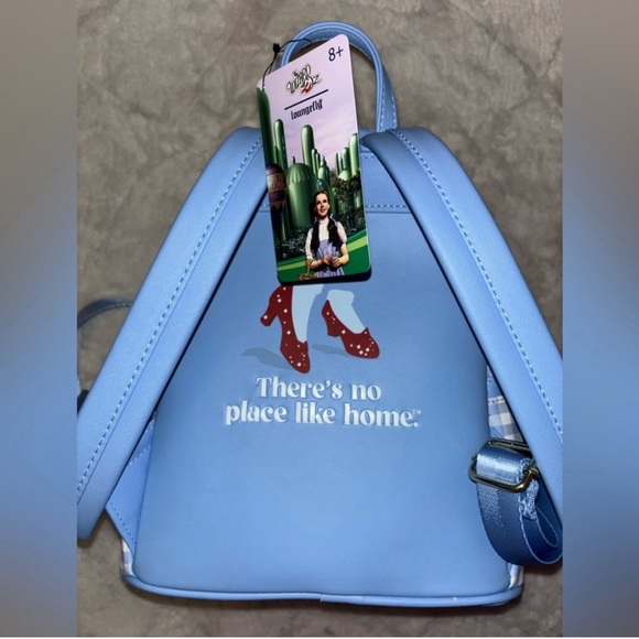 Loungefly Blue and White Dog Backpack - Picture 2 of 2